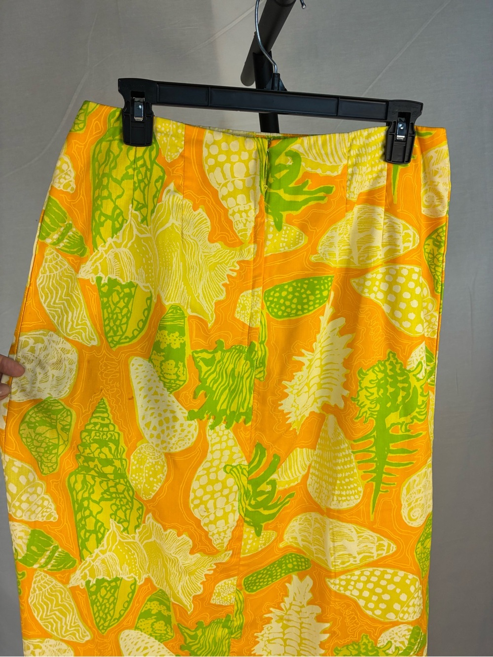 Stunning Vintage The Lilly Pulitzer Maxi Skirt Shell Print 14 - Picture 6 of 12